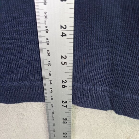 Mens Van Heusen Studio Blue 1/2 Zip Pullover Sweatshirt Cotton Long Sleeve M - Picture 5 of 7